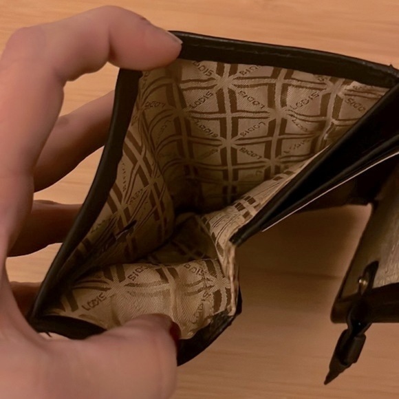 Brand New Lodis Genuine Leather Black Elia Medium Flap Wallet Compact RFID - Picture 15 of 16